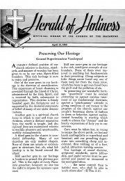 Title Page of Herald of Holiness - April 13, 1955