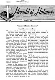 Title Page of Herald of Holiness - October 27, 1954
