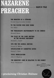 Title Page of Nazarene Preacher