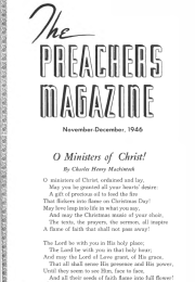 Title Page of Preacher's Magazine