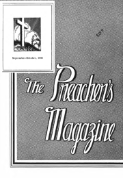 Title Page of Preacher's Magazine