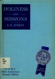 Cover Image of book - Holiness and Missions