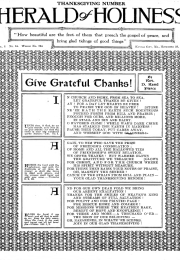 Title Page of Herald of Holiness - November 28, 1917