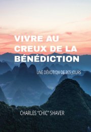 Couverture de Vivre au creux de la bénédiction