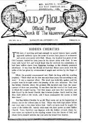 Front page of Herald of Holiness - September 24, 1930