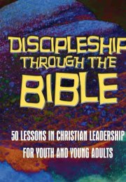 Discipleship through the Bible