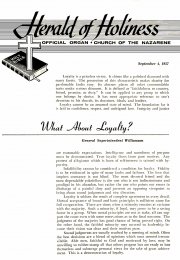 Herald of Holiness - September 4, 1957