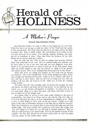 Herald of Holiness - April 27, 1960