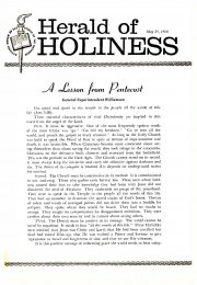 Herald of Holiness - May 25, 1960
