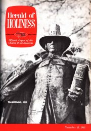 Herald of Holiness - November 21, 1962