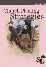 The School of Leadership: Church Planting Strategies