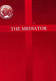 The Mediator - Volume X, Issue 1 December 2014