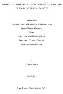 Dissertation title page