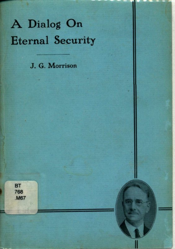 Book Cover Image - A Dialogue on Eternal Security