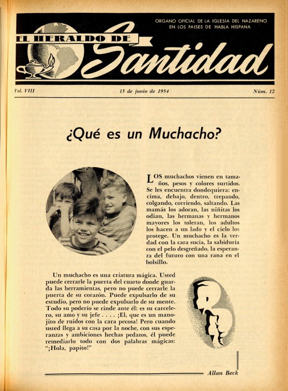 Portada: ¿Qué es un muchacho?, Allan Beck
