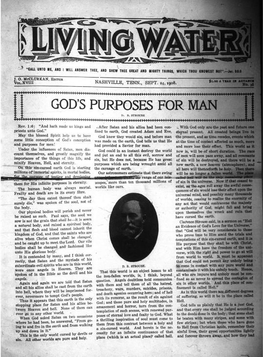 Living Water, September 24, 1908