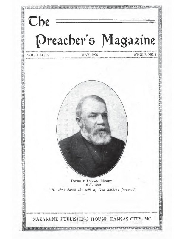 Preacher's Magazine, Volume 1 Number 5, May 1926