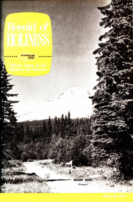 Herald of Holiness - June 26, 1963