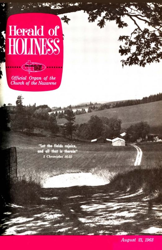 Herald of Holiness - August 21, 1963