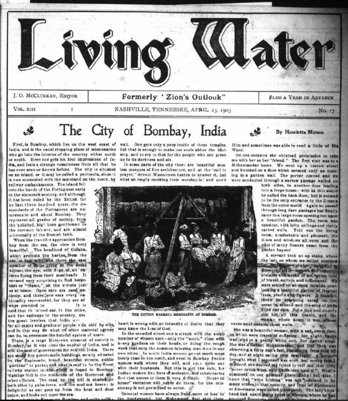 Living Water, May 29, 1913